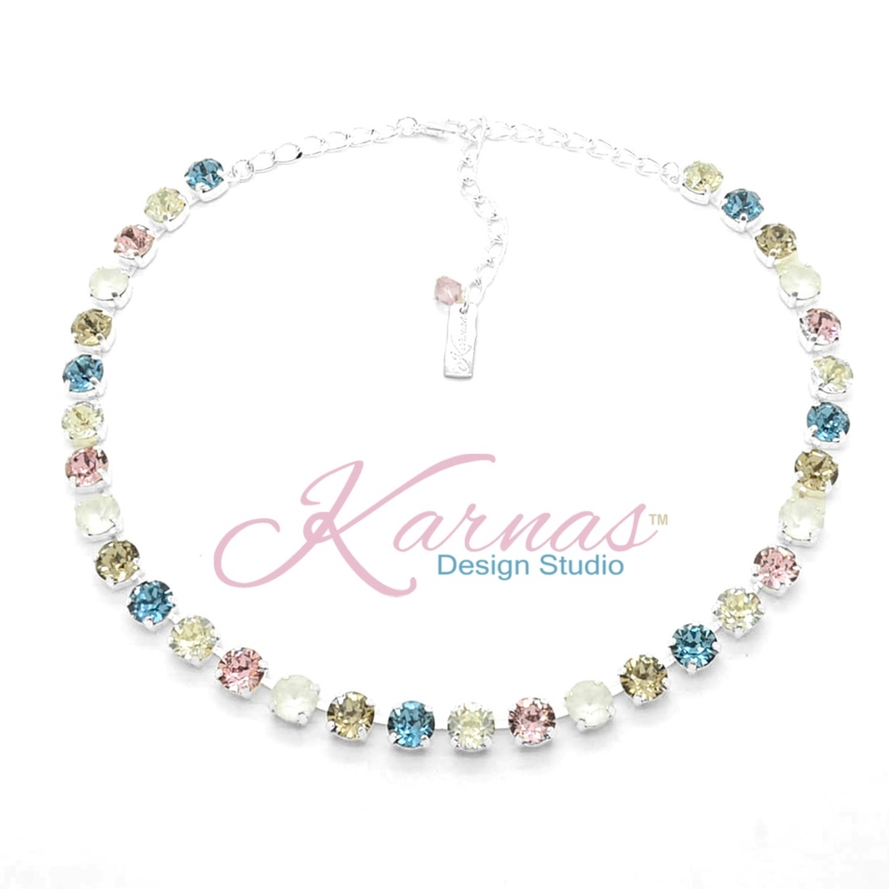 Cotton Tees & Khakis 8mm Crystal Necklace KDS